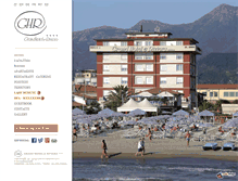 Tablet Screenshot of en.grandhotelriviera.it